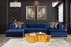 Elisha Velvet  Double Chaise Sectional