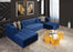 Elisha Velvet  Double Chaise Sectional