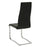 Anges High Back Dining Chair Black And Chrome