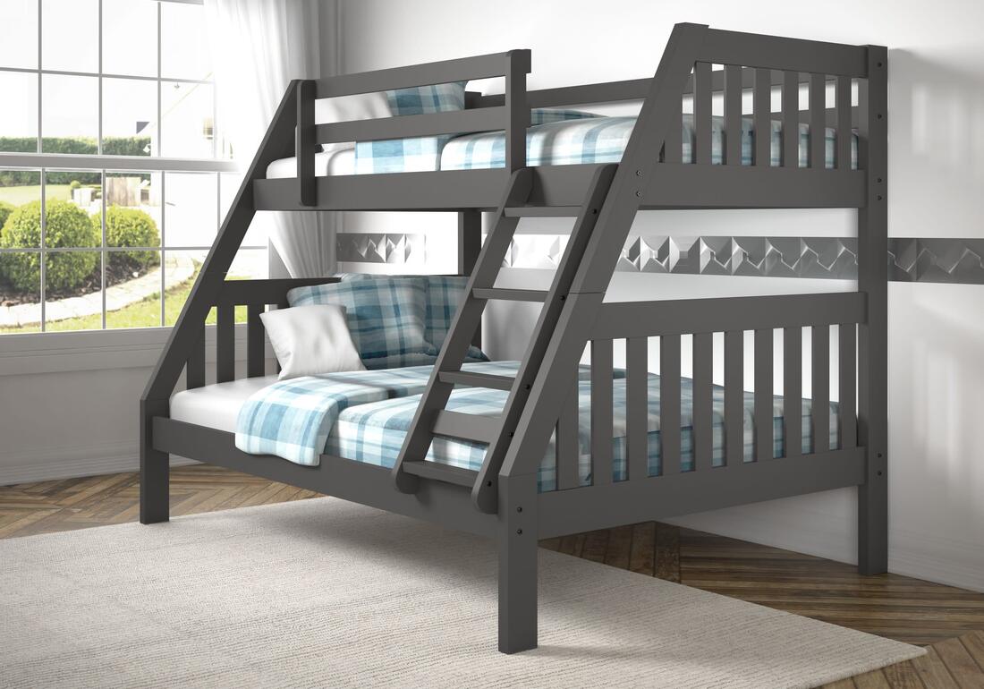 Bunk Bed - TWIN/FULL GREY