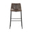 Armless Bar Stools Two-Tone Brown And Black