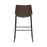 Armless Bar Stools Two-Tone Brown And Black