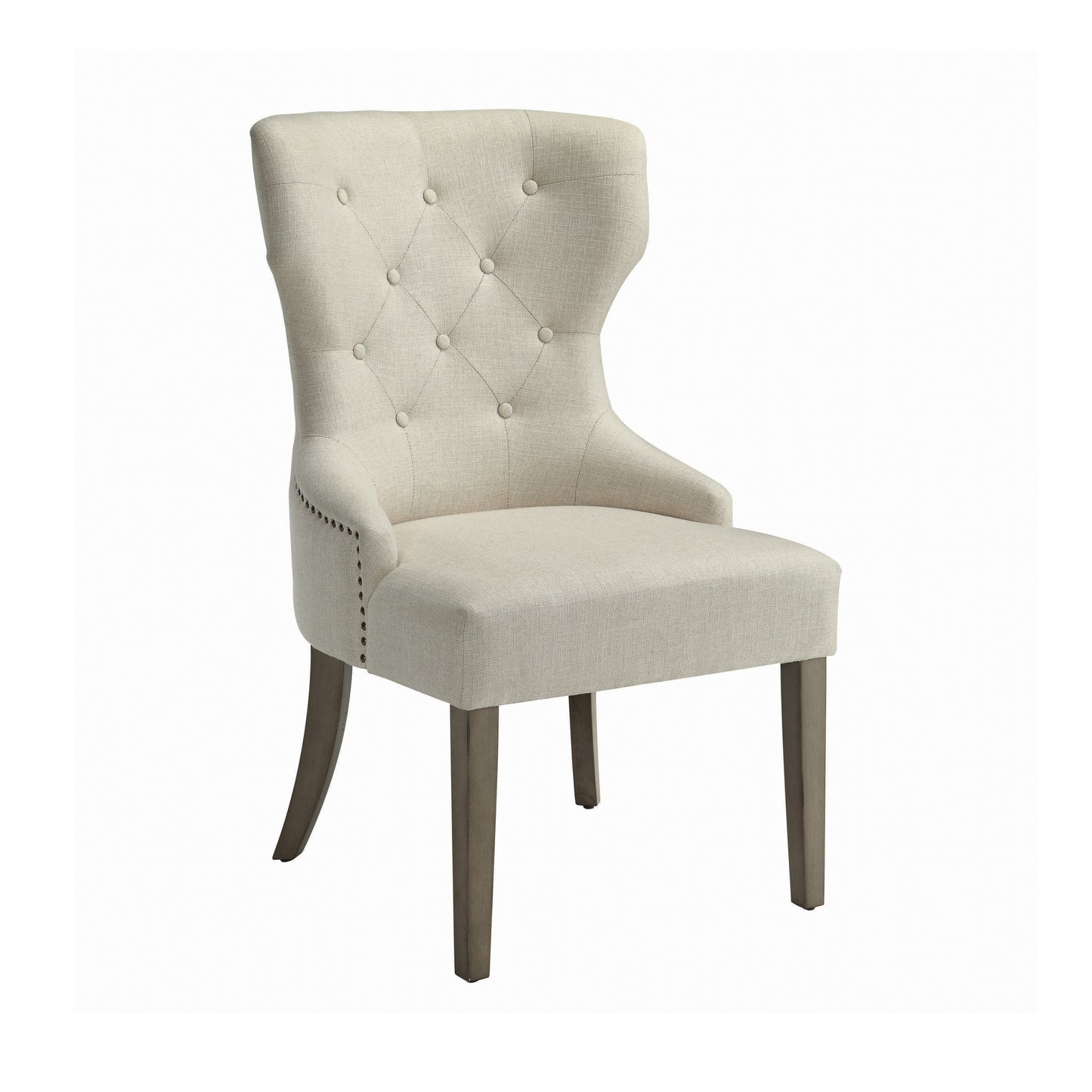 Florence Tufted Upholstered Dining Chair Beige
