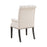 Phelps Upholstered Arm Chair Beige And Smokey Black