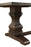 Parkins Double Pedestals Dining Table Rustic Espresso