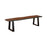 Ditman Live Edge Dining Bench Grey Sheessam And Black