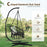 Solid Steel C Hammock Frame Stand