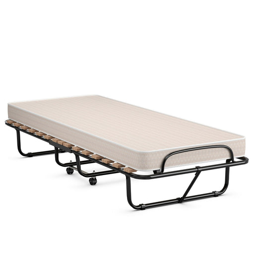 Extra Guest Folding Bed with Memory Foam Mattress