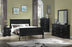 Louis Philip  Queen Bedroom set Black