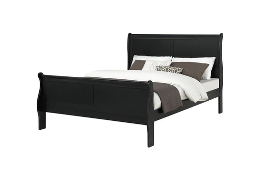 Louis Philip  Queen Bedroom set Black