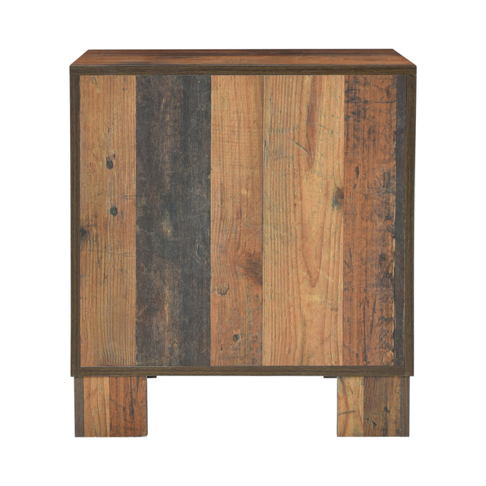 Sidney 2-Drawer Nightstand Rustic Pine