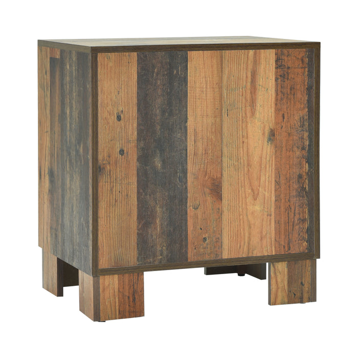 Sidney 2-Drawer Nightstand Rustic Pine