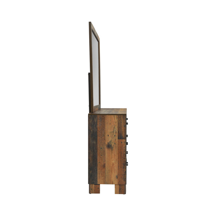 Sidney Square Mirror Rustic Pine