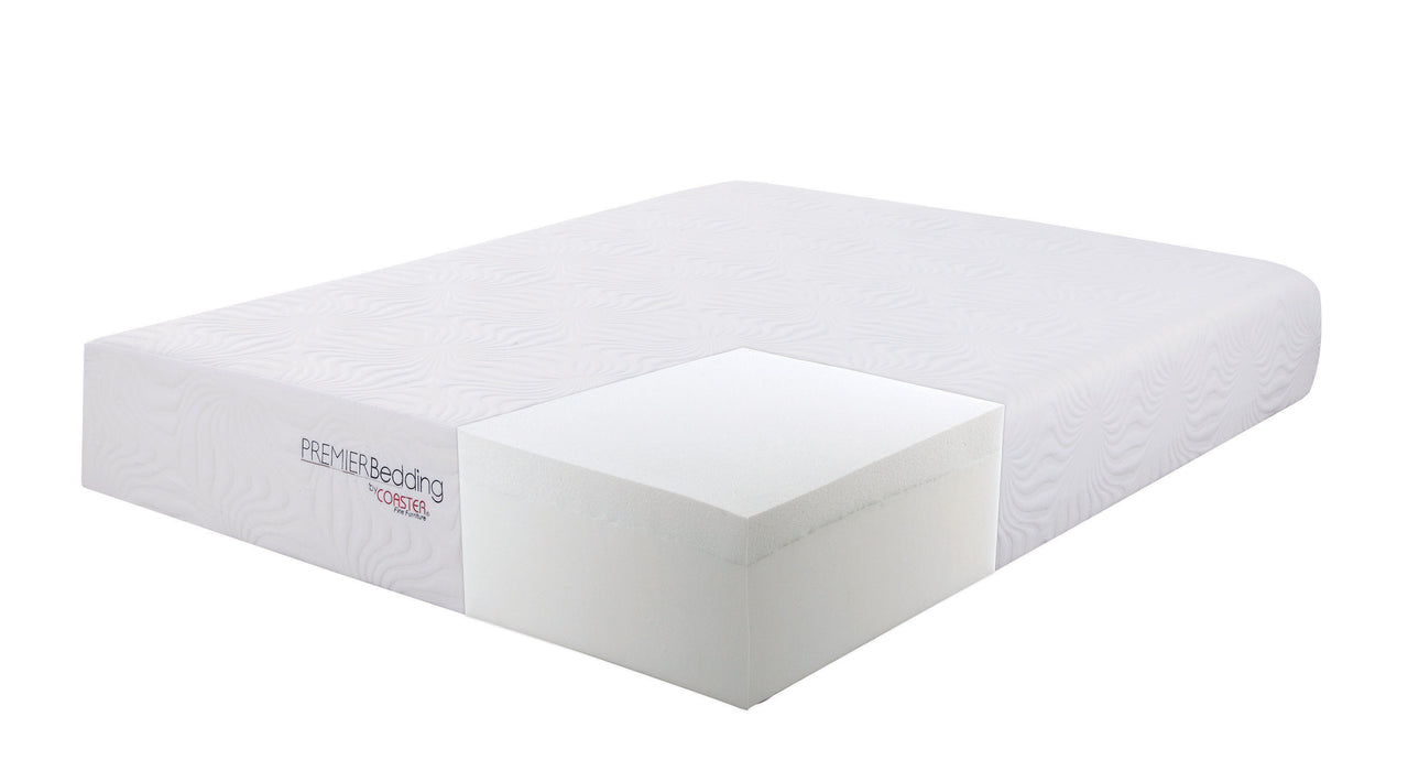 Ian Eastern King Memory Foam Mattress White