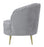 Sophia Upholstered Vertical Channel Tufted Chair