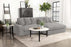 Blaine Upholstered Reversible Sectional Fog