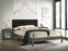 Skyler Gray Platform Bed