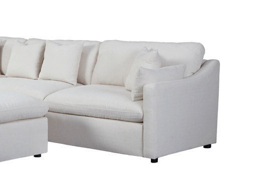 Hobson Sloped Track Arms Sofa Off-White