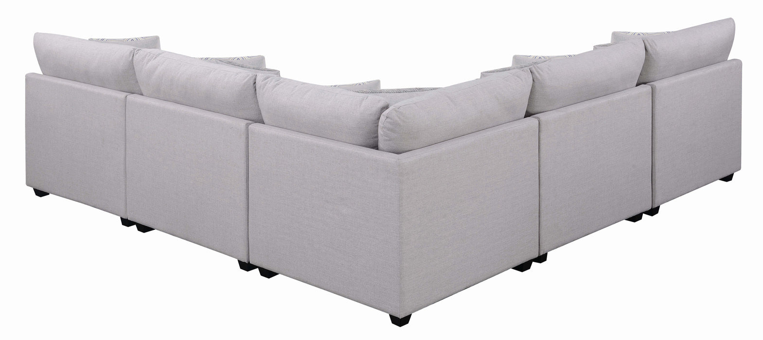 Cambria Upholstered Modular Sectional Gray