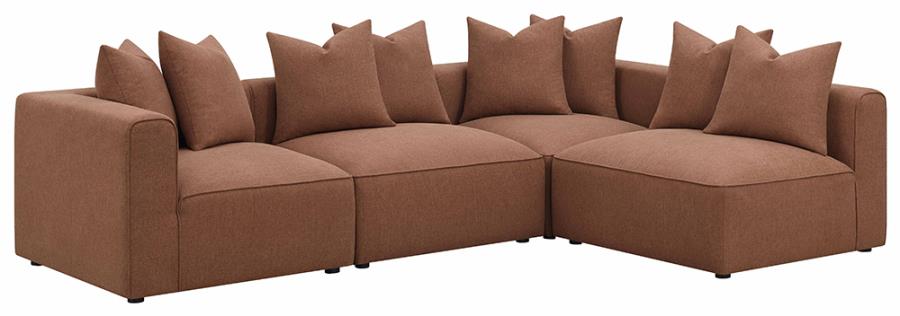 Jennifer Upholstered Tight Back Modular Sectional