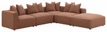 Jennifer Upholstered Tight Back Modular Sectional