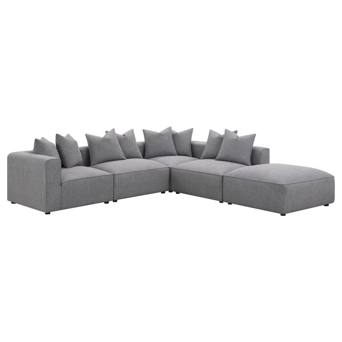 Jennifer Upholstered Tight Back Modular Sectional