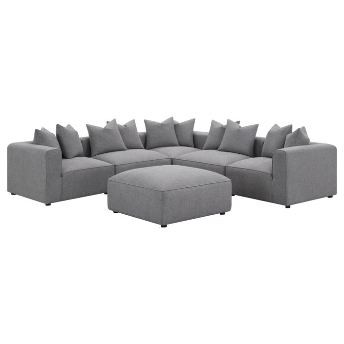 Jennifer Upholstered Tight Back Modular Sectional