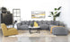 Jennifer Upholstered Tight Back Modular Sectional