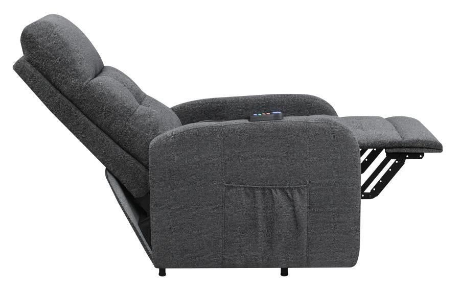 Tufted Upholstered Power Lift Recliner