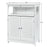 Wood Freestanding Bathroom Storage Cabinet with Double Shutter Door