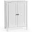 2-Door Bathroom Floor Storage Cabinet Space Saver Organizer