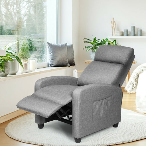 Recliner Sofa Wingback Chair with Massage Function