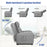 Recliner Sofa Wingback Chair with Massage Function