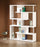 5-Tier Bookcase White And Chrome