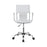 Adjustable Height Office Chair White And Chrome