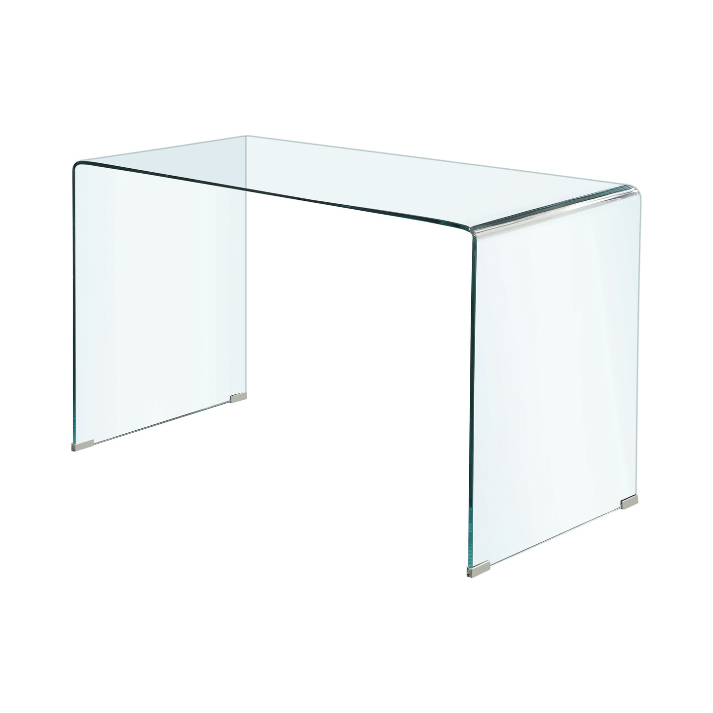 Highsmith Glass Writing Desk Clear(Pick up Only)