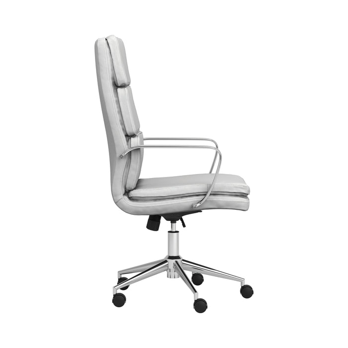 High Back Upholstered Office Chair White