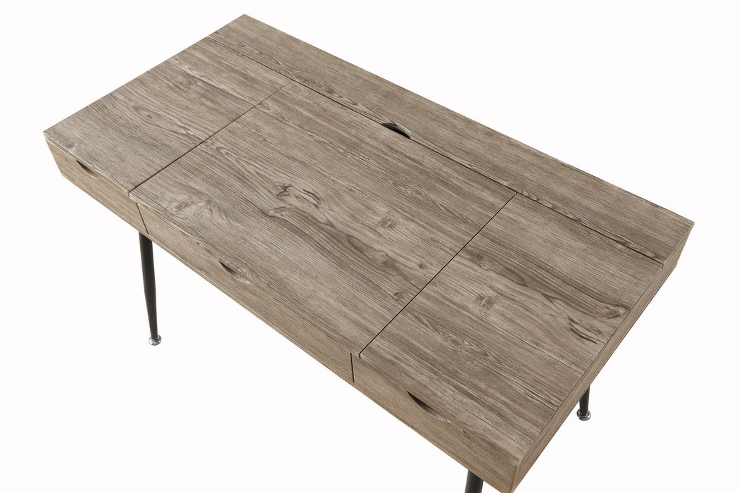 Raine 1-Drawer Writing Desk Rustic Driftwood