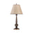 Cone Shade Table Lamps Bronze And Beige