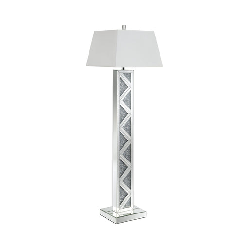 Geometric Base Floor Lamp Silver