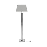 Geometric Base Floor Lamp Silver