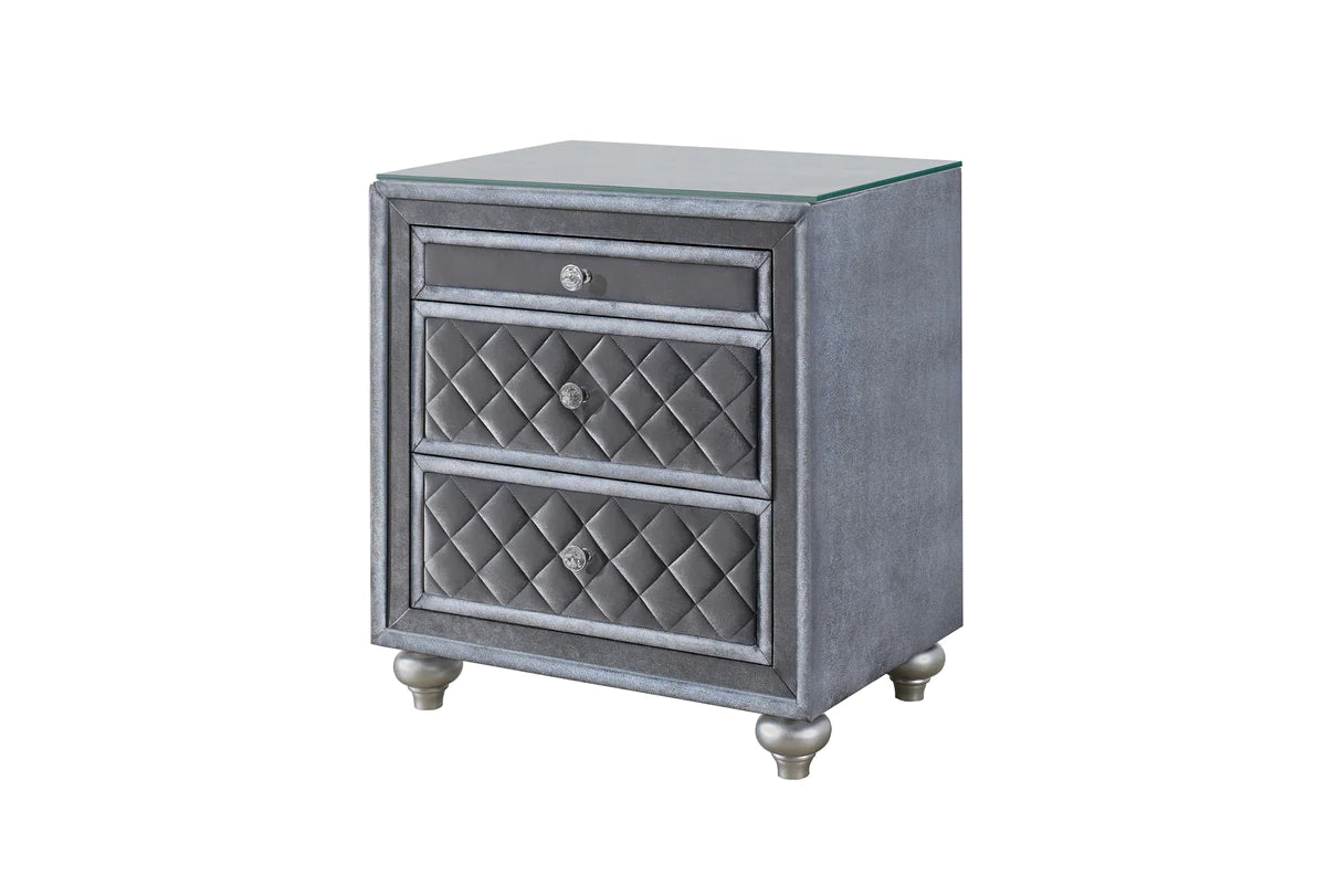 Cameo Gray Nightstand