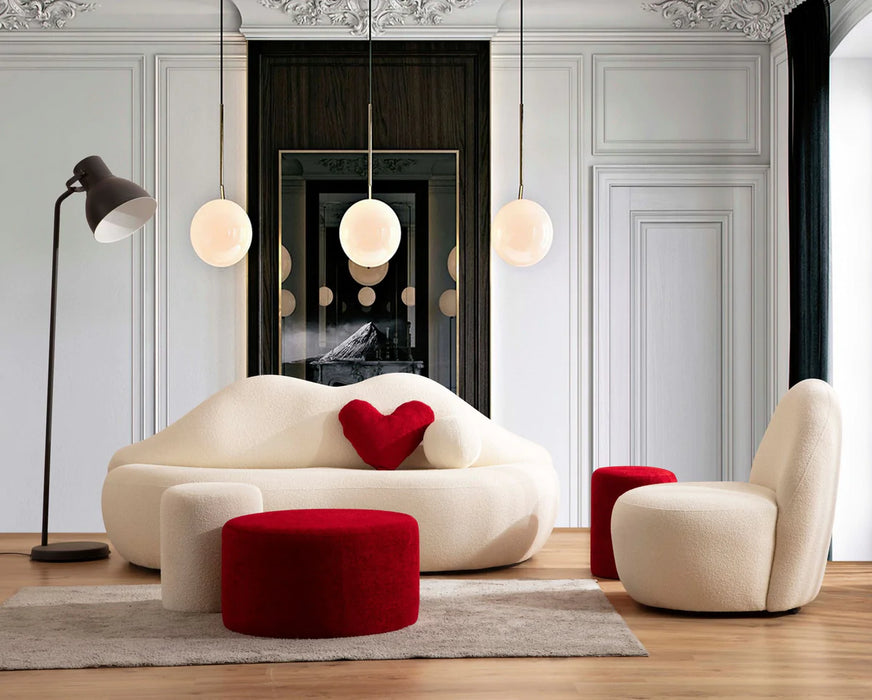 Lips P Velvet Loveseat