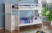 Twin/Full Arch Mission Stairway Bunkbed