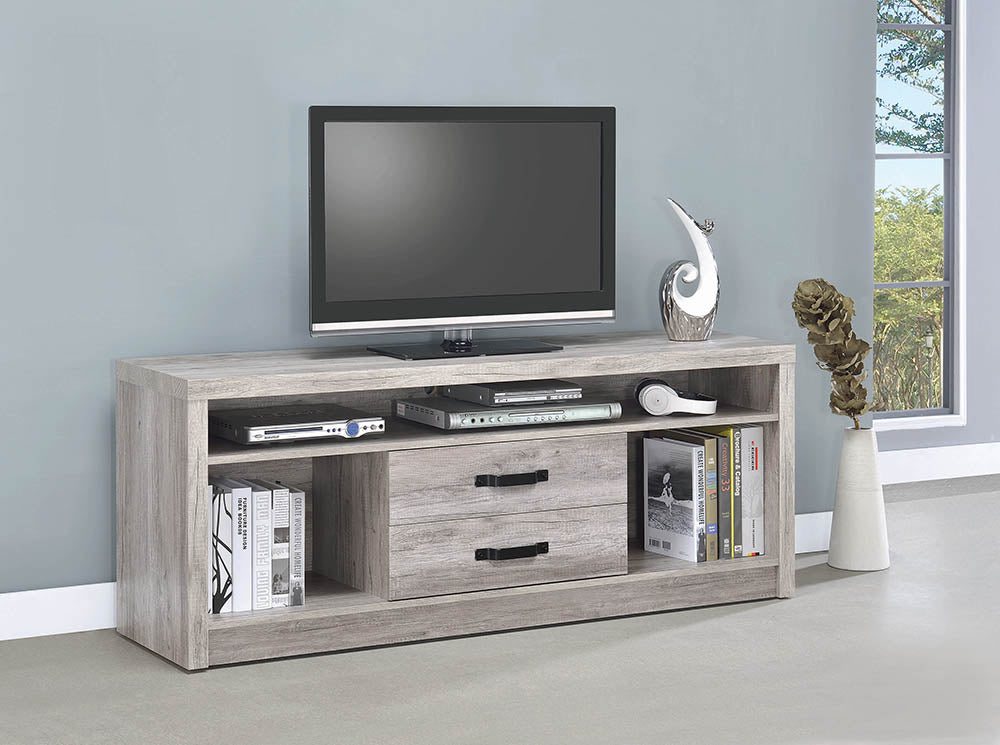 Modern Grey Driftwood TV Console_701024