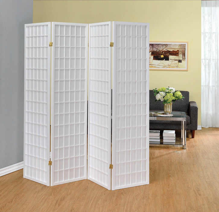 White_Four_Panel_Folding_Screen_Room_Divider_1