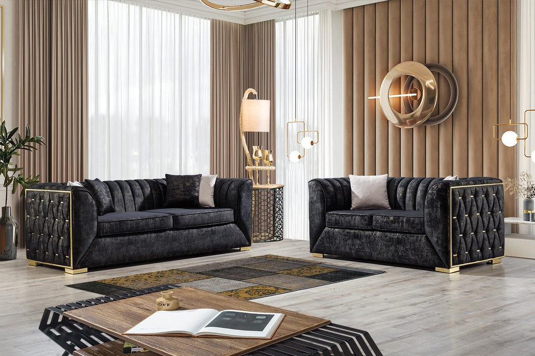 Dream I Velvet Sofa & Loveseat