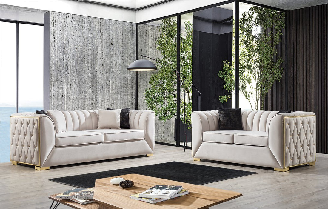 Dream I Velvet Sofa & Loveseat