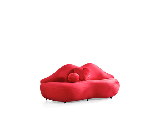 Lips P Velvet Loveseat