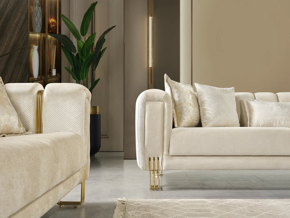 Santana  Velvet Sofa & Loveseat